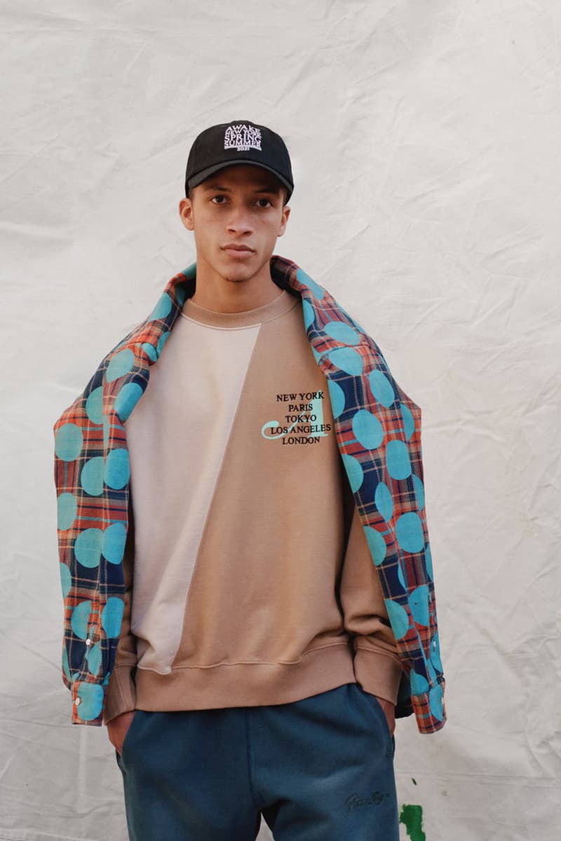 Awake NY Spring/Summer 2021 Collection Lookbook Angelo Baque SS21 Release Information Drop Date Closer First Look Varsity Jackets Cardigans Pants Shirts Tees Accessories