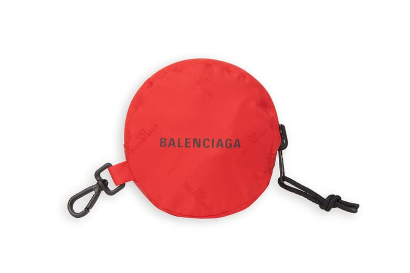 balenciaga expandable grocery bag recycled nylon plaid black white red official release date info photos price store list buying guide