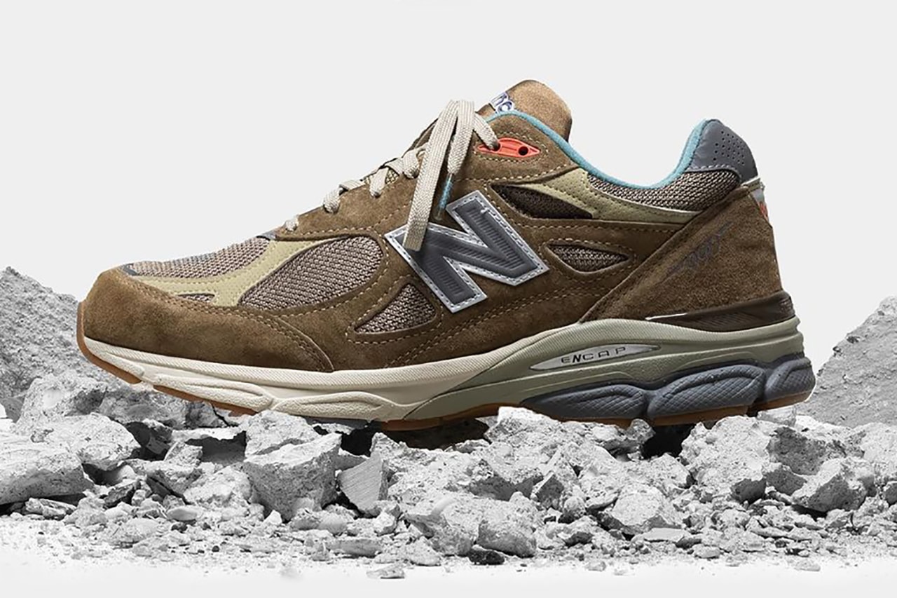 bodega new balance 990v3 brown beige gray blue orange collaboration release info date store list buying guide photos price 