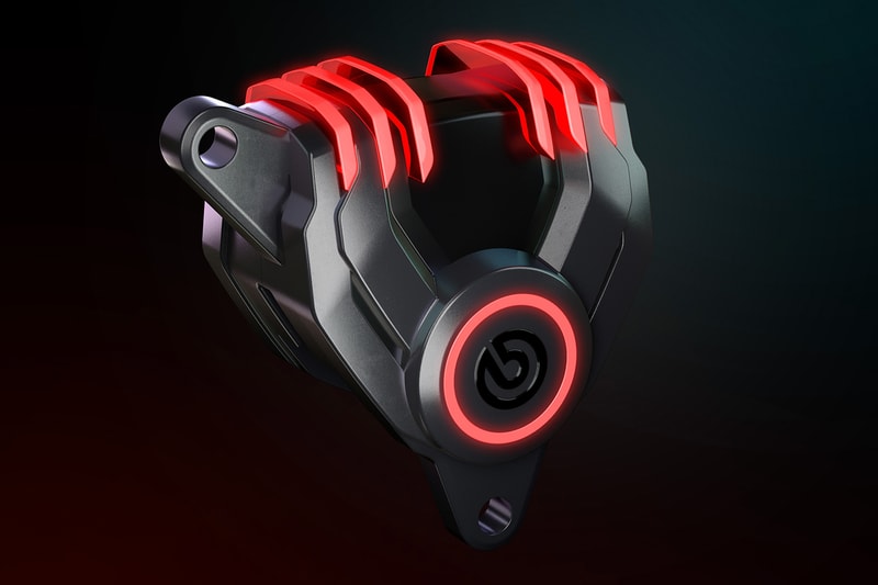 Brembo New G Sessanta 60th Anniversary LED Motorcycle Brake Caliper performance racing motorbikes motorcycles speed cutomizable design industrial design Italian design 