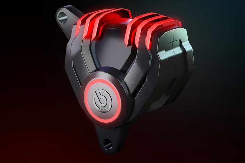 Brembo New G Sessanta 60th Anniversary LED Motorcycle Brake Caliper performance racing motorbikes motorcycles speed cutomizable design industrial design Italian design 