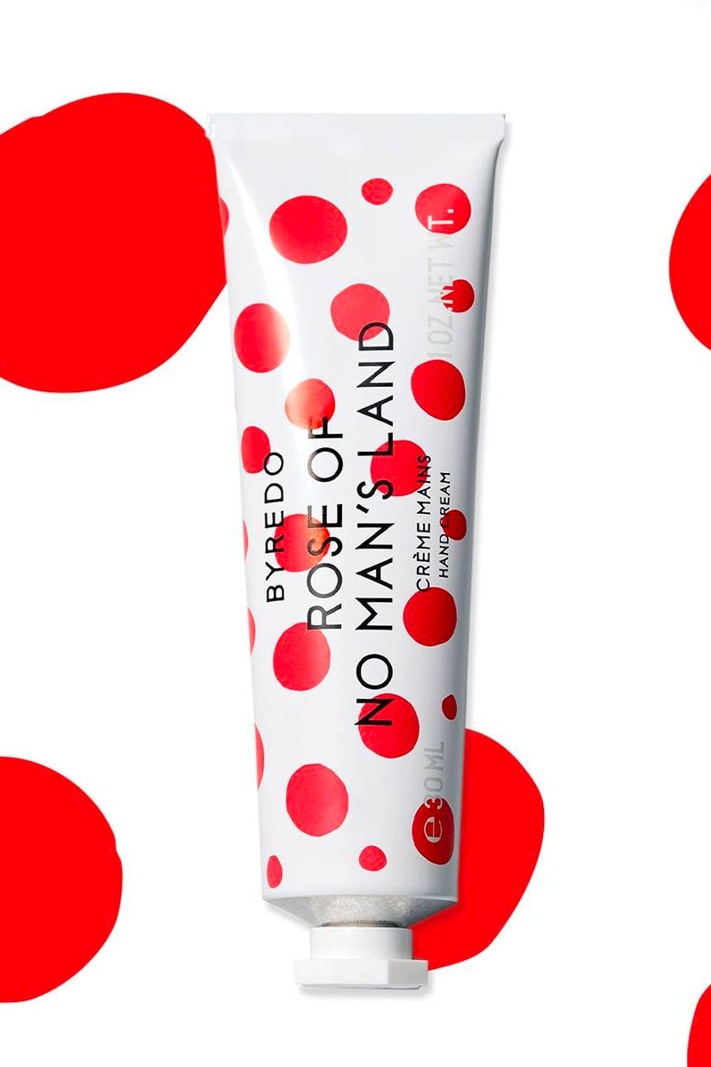 Byredo Scented Hand Creams Gets a Limited Edition Pop Art Inspired Packaging polka dots fragrance brand mojave desert california and nevada rose of no man's land ben gorham mozambique bal d'afrique