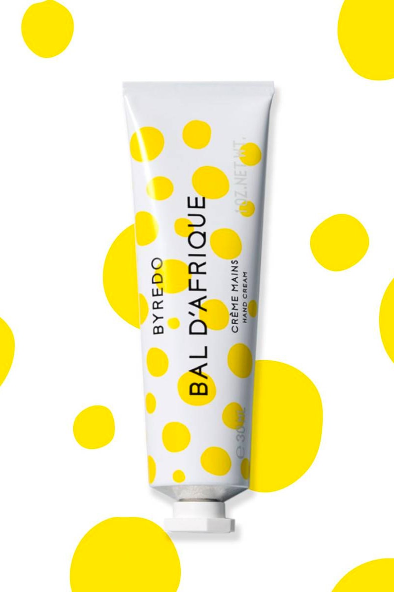 Byredo Scented Hand Creams Gets a Limited Edition Pop Art Inspired Packaging polka dots fragrance brand mojave desert california and nevada rose of no man's land ben gorham mozambique bal d'afrique