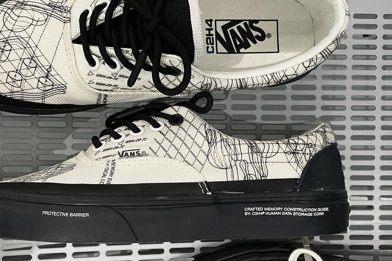 c2h4 vans era blueprint old skool black denim white silver official release date info photos price store list buying guide