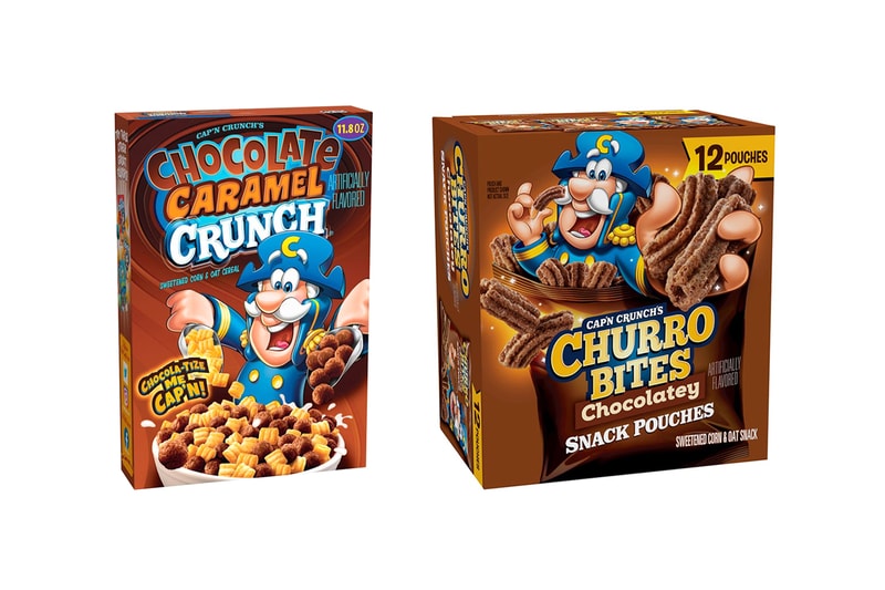 The Quaker Oats Company Cap’n Crunch Chocolatey Churro Bites Chocolate Caramel Crunch Cereal Release