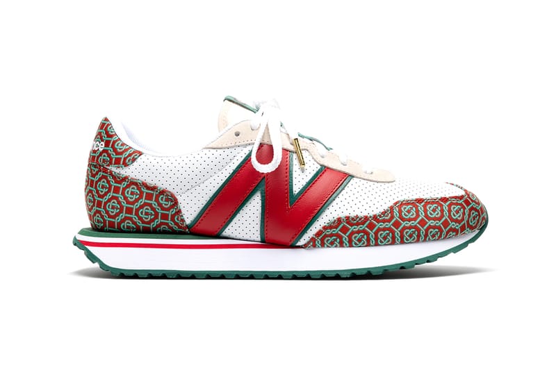 new balance casablanca red monogram