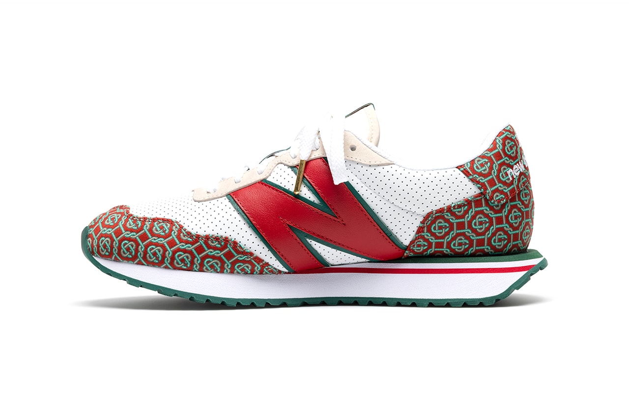 casablanca new balance 237 327 red monogram pack white green release date info store list buying guide photos price 