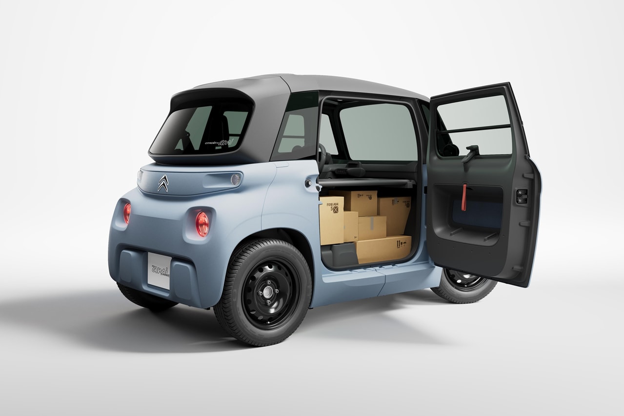 Citroën Ami Cargo French Micro City Car Courier Service Parcel Storage Electric Urban Delivery 