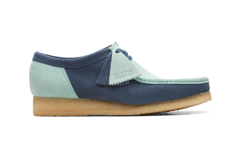 Clarks Originals Wallabee 2CLR Blue/Green Info release loafer 90s hip hop patchwork multicoloured