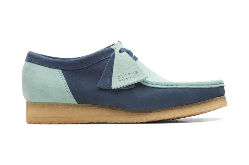 two tone wallabees shoes