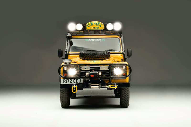 collecting cars 1998 LAND ROVER DEFENDER 110 CAMEL TROPHY auction off-roading auctions uk 4x4 cars vintage classic suvs 