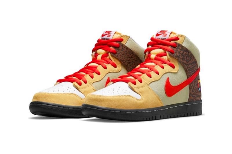 Color Skates Nike SB Dunk High Kebab and Destroy Official Look Release Info Buy Price