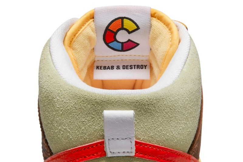 Color Skates Nike SB Dunk High Kebab and Destroy Official Look Release Info Buy Price