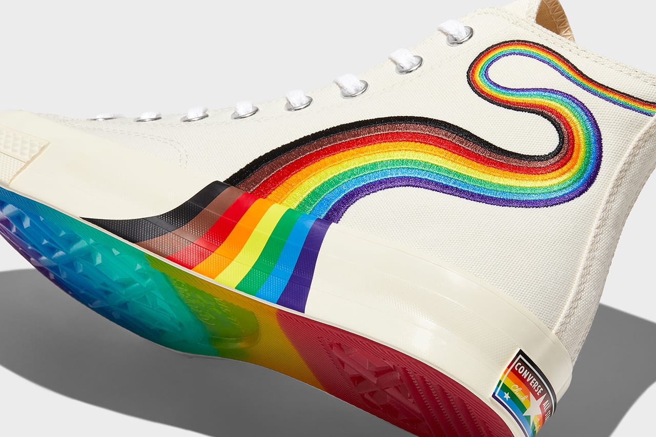 converse pride rainbow chucks - binbays 