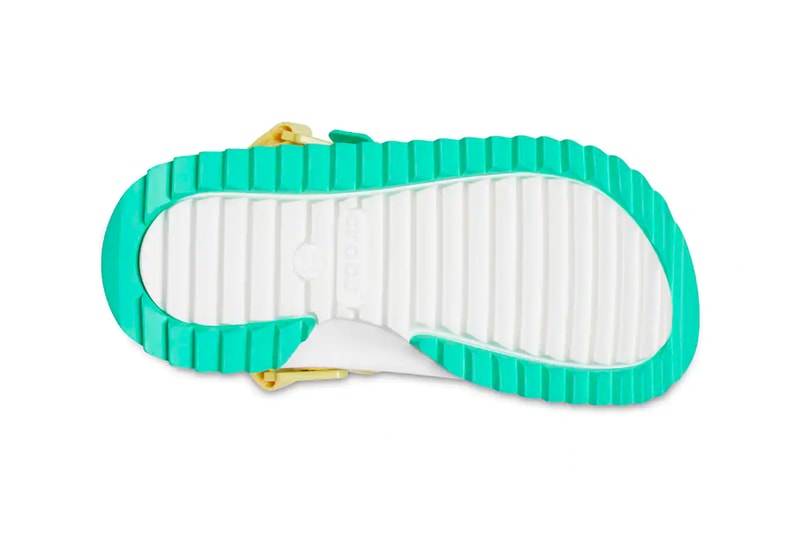 Crocs Classic Hiker Peace Out white black tie dye 10 mm midsole sawtooth outsole shoes footwear clogs trainers runner spring summer 2021 collection footwear info