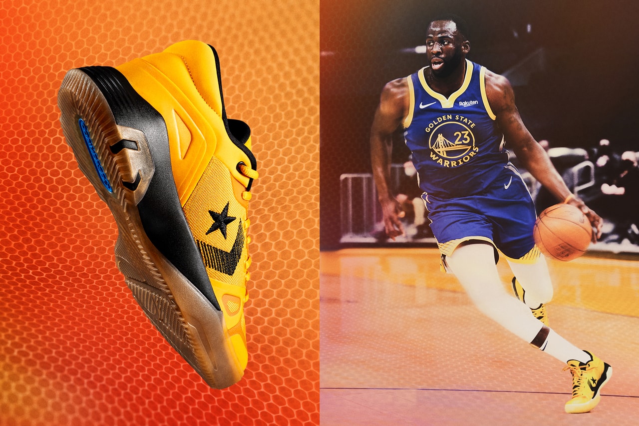 draymond green golden state warriors converse g4 low hyper swarm pe player edition yellow black official release date info photos price store list buying guide