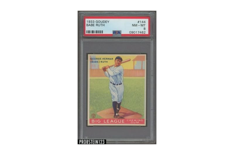 1933 Babe Ruth Goudey Card Sells for $400,000 USD on eBay