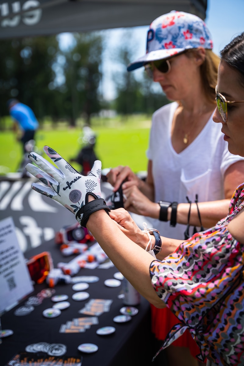 Euforeia Gloves Booth at HYPEGOLF Miami Event Free Complimentary