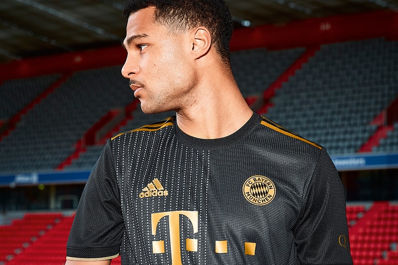 Adidas 2021-22 Bayern Munchen Away Jersey - Black-Gold