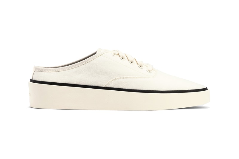 Fear of God Canvas 101 Backless Sneaker HBX Info release information 