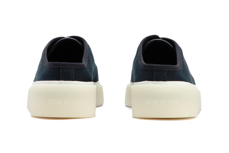 Fear of God Canvas 101 Backless Sneaker HBX Info release information 