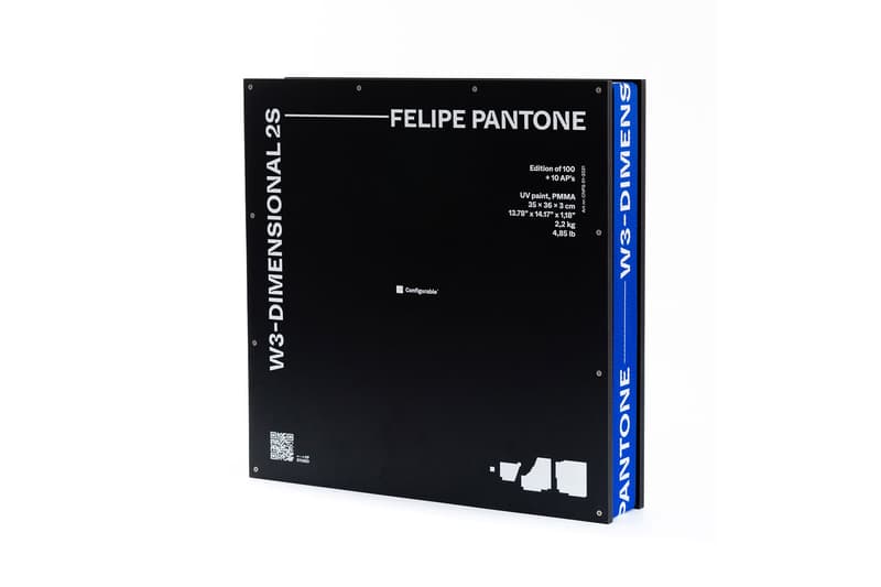 felipe pantone configurable art sculpture edition