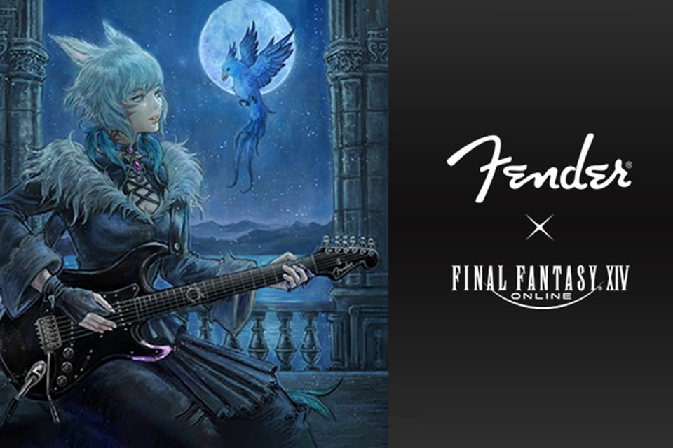 Fender Final Fantasy Xiv Stratocaster Guitar Release Hypebeast