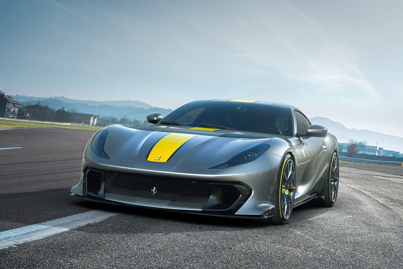 Ferrari 812 Competizione V12 Ferrari 812 Competizione A Aperta Convertible Drop Top Superfast Speed Power Performance Italian Hypercar Supercar Launch 0-60 MPH Targa