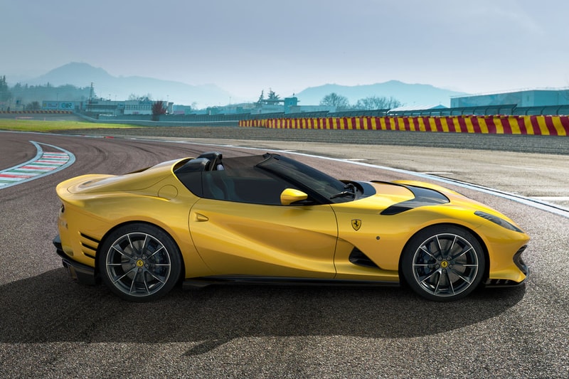 Ferrari 812 Competizione V12 Ferrari 812 Competizione A Aperta Convertible Drop Top Superfast Speed Power Performance Italian Hypercar Supercar Launch 0-60 MPH Targa