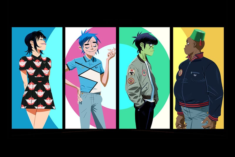 Gorillaz Puts Its Unique Twist on Classic Fred Perry Garments