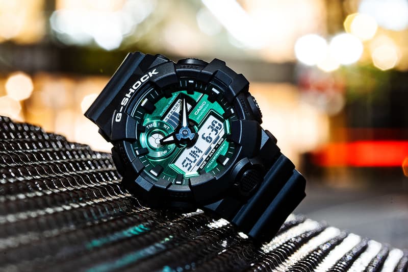 G-SHOCK brings Midnight Green to Four of its Favorites