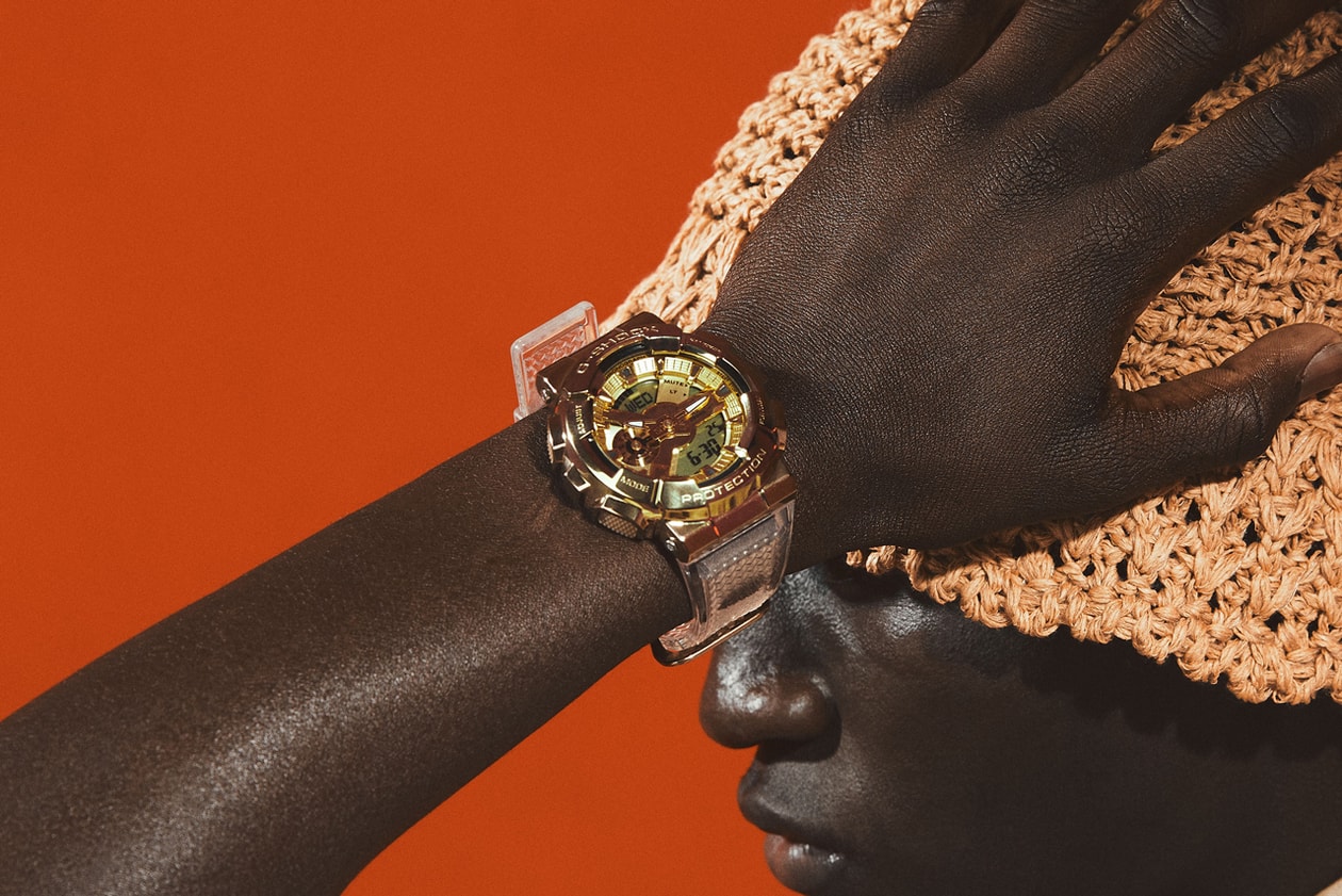지샥, 금빛 메탈의 'SG 시리즈' 출시, g shock stainless steel bezel sg series