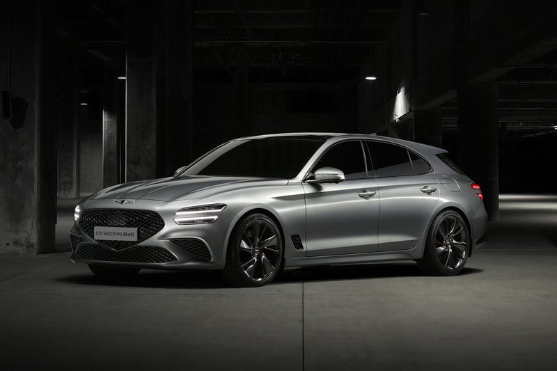 genesis hyundai g70 shooting brake europe market design model luxury sporty athletic car preview teaser 