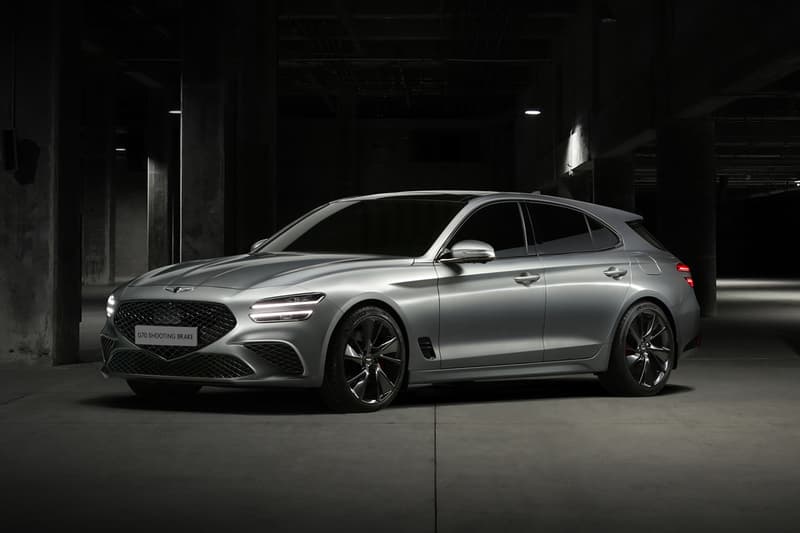 genesis hyundai g70 shooting brake europe market design model luxury sporty athletic car preview teaser