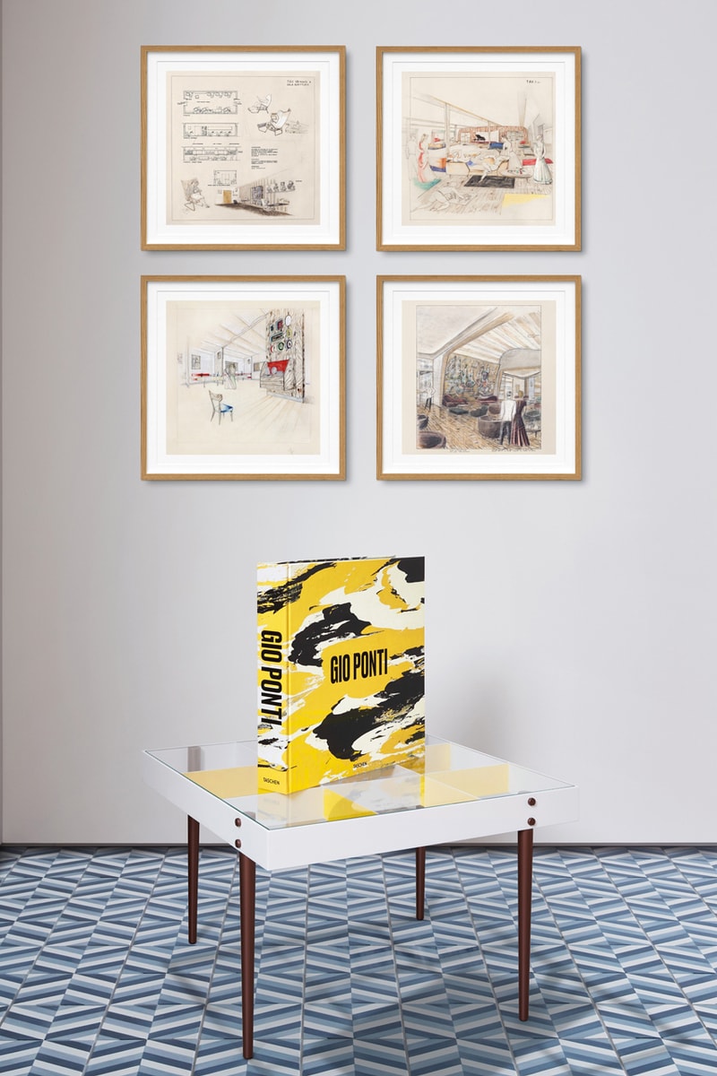 Gio Ponti Italian architect TASCHEN Books Art Edition Numbered Coffee Table Book Mid Century Release Information Homeware Design