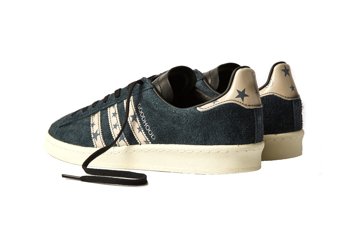 Goodhood x adidas Originals Campus 80 Thermochromic Panels Suede Leather Three Stripes Stars East London Store Independent Shop Release Information Collaboration Shoe Sneaker Footwear OG First Look Drop Date