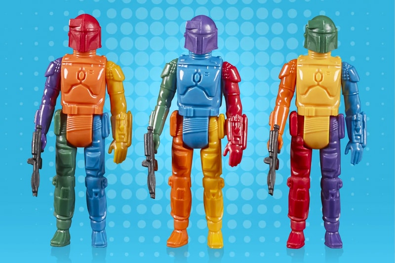hasbro kenner classics retro collection rainbow boba fett prototype edition toy figure model may the fourth 4th star wars day 
