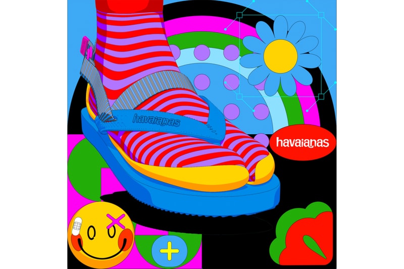 Havaianas Drops Its First NFT Collection Featuring Artist Adhemas Batista non-fungible tokens brazil los angeles art memorabilia flip flops golden state warriors sao paulo favela