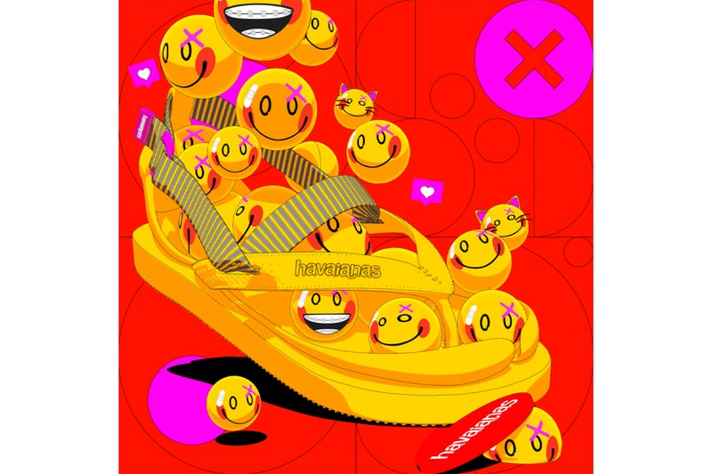 Havaianas Drops Its First NFT Collection Featuring Artist Adhemas Batista non-fungible tokens brazil los angeles art memorabilia flip flops golden state warriors sao paulo favela