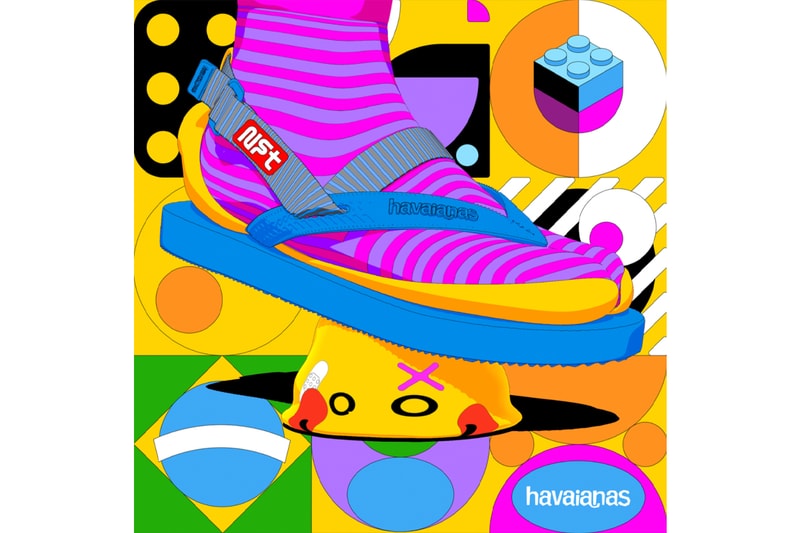 Havaianas Drops Its First NFT Collection Featuring Artist Adhemas Batista non-fungible tokens brazil los angeles art memorabilia flip flops golden state warriors sao paulo favela