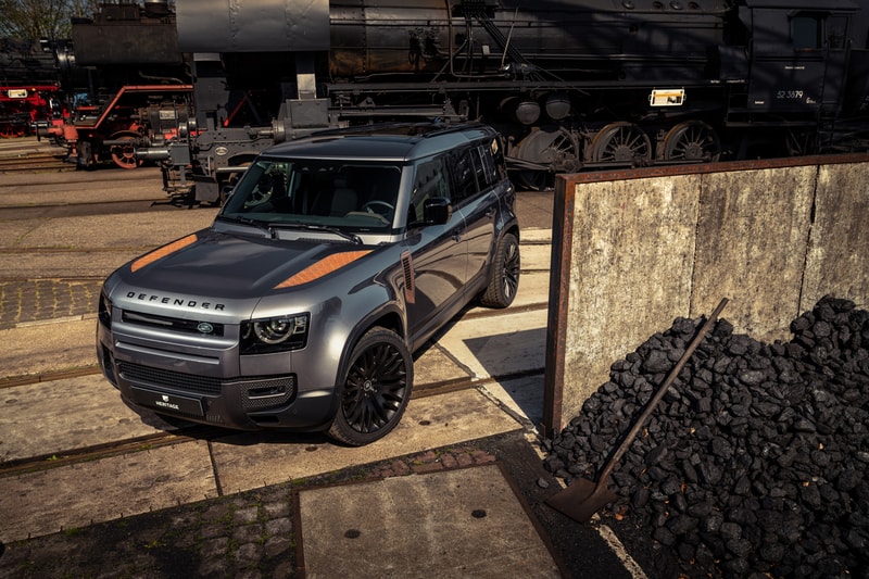 Heritage Customs Valiance New Land Rover Defender Rust Components Oxidized Panels Metal Brush Polished Carbon Fiber Gold Aluminium Custom Body Kit Wheels Rims Upgrades TuneNiels van Roij Design