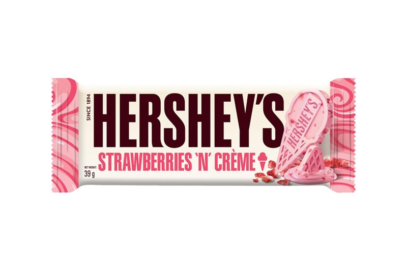 Hersheys Three Ice Cream Shoppe Bar cookies n mint birthday cake strawberry n creme chocolate cone shape confectionary sweets info