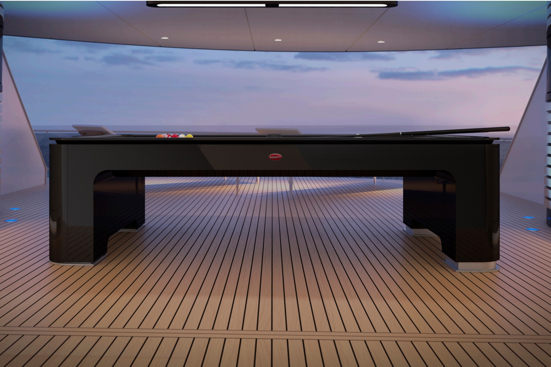 IXO Iconic Xtrem Objects Bugatti carbon pool table carbon fiber titanium luxury Italian Spanish design home IXO  Industrial Design