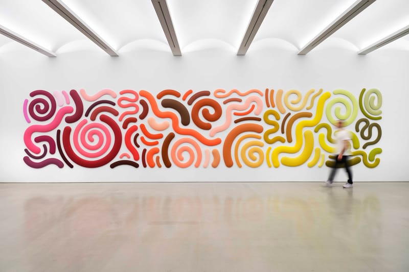 Josh Sperling's "Spectrum" Exhibition Features Squiggles Shifting in Hues