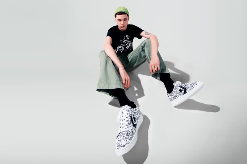 Keith Haring x Converse Collaboration Collection Chuck Taylor All Star 70 Pro Leather Run Star Hike Release Information Foundation AIDS Charity New York City Subway Side Walk Artwork Pop Art Graffiti Design Collab Drop Date