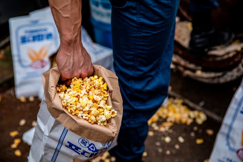 Korean Cinema CJ CGV Cement Bag Popcorn Taste Review Buy Price