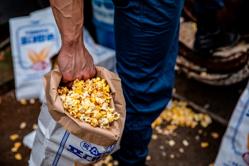 Korean Cinema CJ CGV Cement Bag Popcorn Taste Review Buy Price