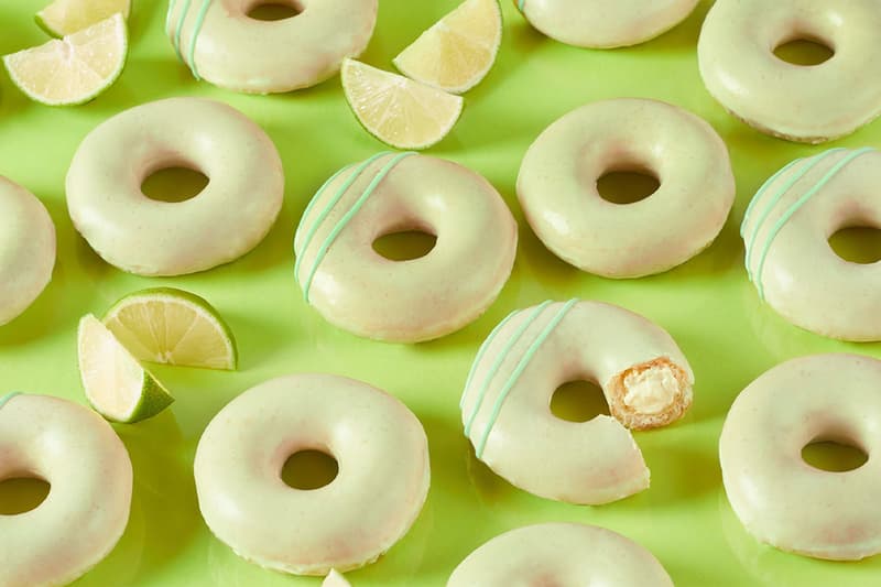 Krispy Kreme Is Bringing the Island Vibes With Latest Piña Colada and Key Lime Donut Krispy Kreme Doughnut 