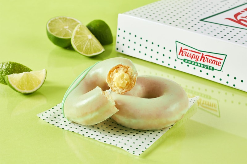 Krispy Kreme Is Bringing the Island Vibes With Latest Piña Colada and Key Lime Donut Krispy Kreme Doughnut 