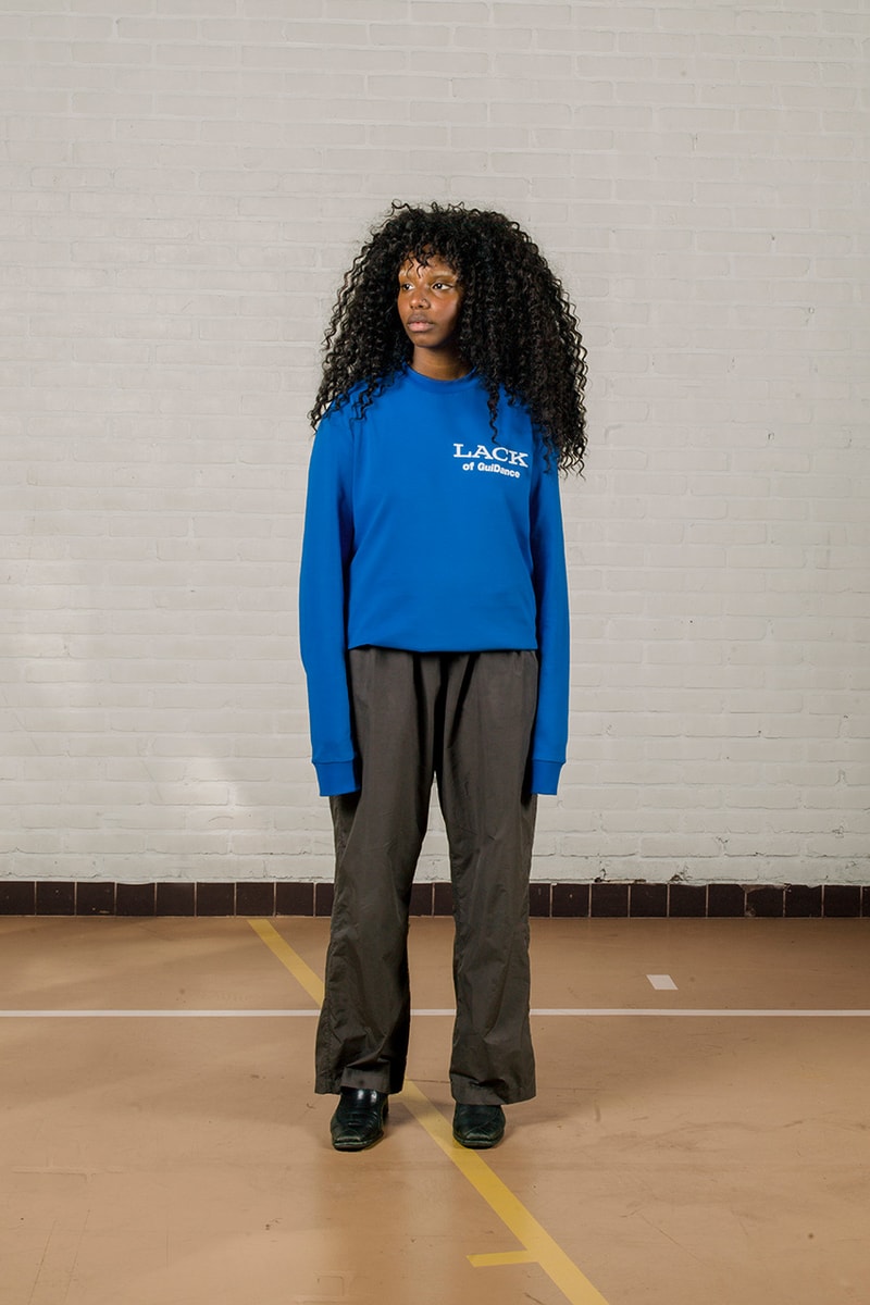 Lack of Guidance lookbook spring/summer 2021 ss21 football inspired clothing t-shirts sweats hoodies release info